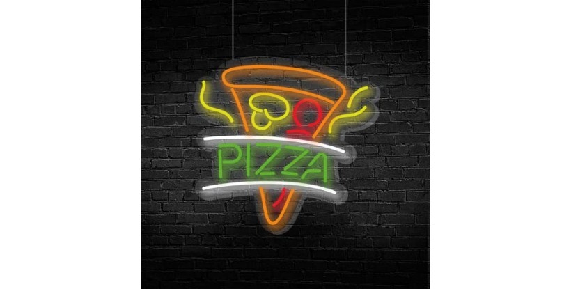 Neon Pizza escaparate