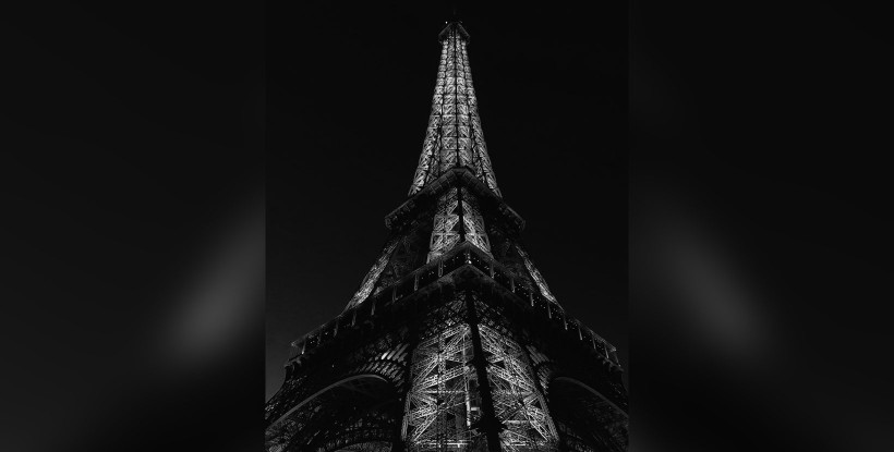 Neón París metacrilato impreso