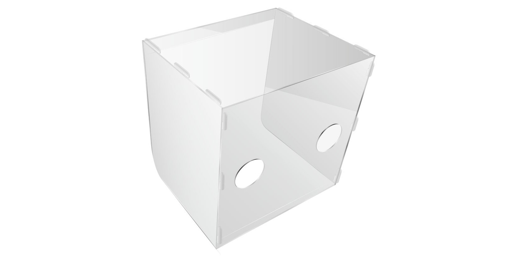 Caja de metacrilato para intubar - INTUBOX