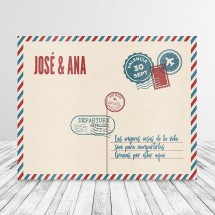 Photocall Postal Antigua para Boda