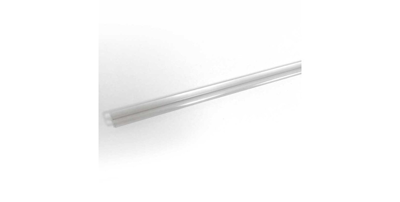 Hache transparente para la unión de placas de metacrilato