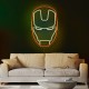 Neón inspiración Iron Man
