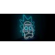 Neón Rick de Rick & Morty