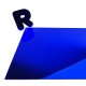 Letras metacrilato espejo azul