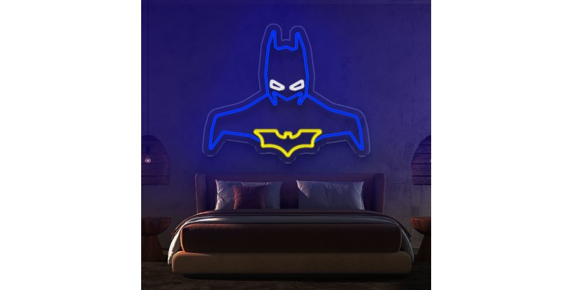 Neón silueta Batman