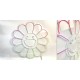 Neón Flor Sonrisa Arco Iris