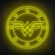 Neon inspiración Mujer Maravilla