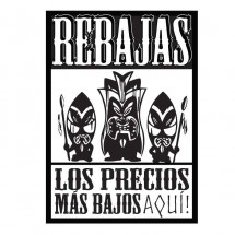 Cartel Rebajas Tribal