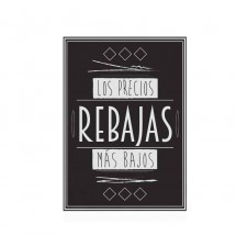 Cartel Rebajas Vintage