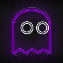 Neón fantasma comecocos / Pacman