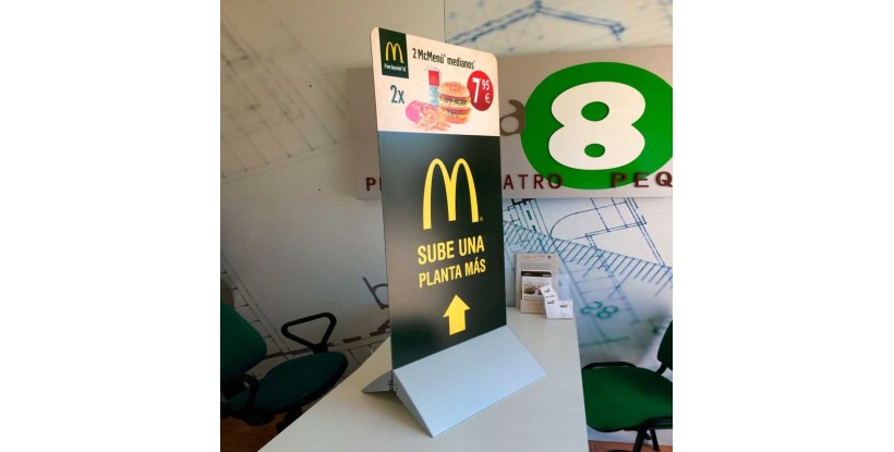 Display de publicidad para negocios