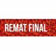 Cartel remate final triángulos