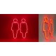 Neon Toilet