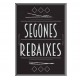 Cartel Segundas Rebajas Vintage