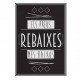 Cartel Rebajas Vintage