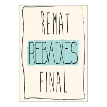 Letrero Remate Final Vintage Beige