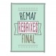 Letrero Remate Final Vintage Pistacho
