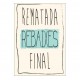 Letrero Remate Final Vintage Beige