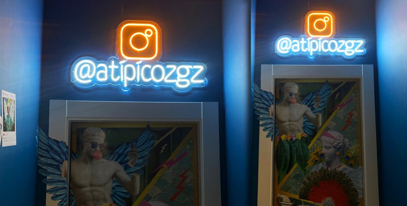 Neón Instagram