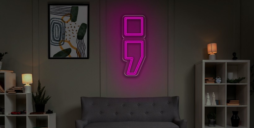 Neon Punto y coma