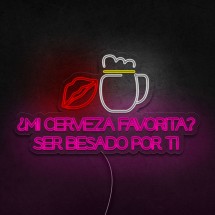Neón Ser besado por ti