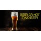 Neón beer or not two beer