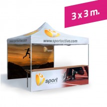 Carpa personalizada 3x3 + Envio gratis - Tienda Rollup Barcelona