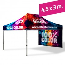 Carpa personalizada 4,5 x 3 metros