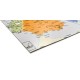 Mapa con códigos postales europa de mesa