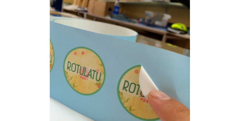 Pegatinas rotuladas
