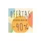 Cartel ofertas -40% circulitos