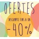 Cartel ofertas -40% circulitos