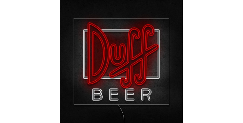 Neon Duff Beer
