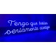 Neón 'Tengo que bailar seriamente contigo'