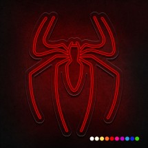 Neón Logo Spiderman