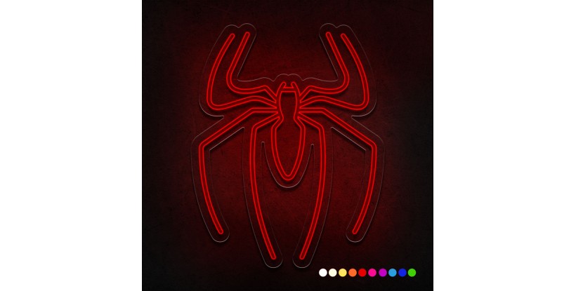 Neón Logo Spiderman