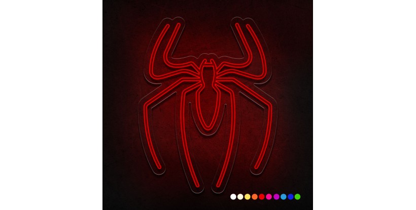 Neón Logo Spiderman