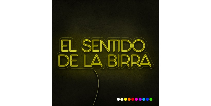Neón El sentido de la birra