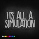Neón it's all a simulation