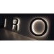 Letras 3D en acero inoxidable iluminadas
