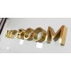 Letras Corpóreas Latón huecas My Room