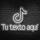 Neón Tik Tok más nombre personalizado