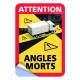 Vinilos attention angles morts