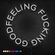 Neón Feeling fucking good espiral