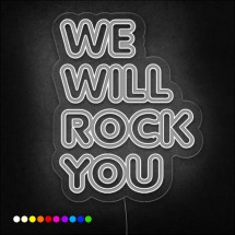 Neón We will rock you