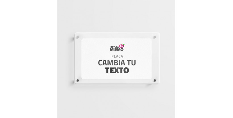 Placa cambia tu texto rápido