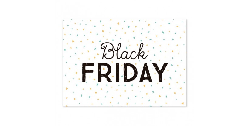 Cartel Black Friday Confetti