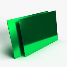 Metacrilato espejo verde