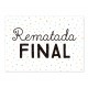 Cartel Remate Final Confetti