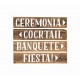 Carteles Madera Boda